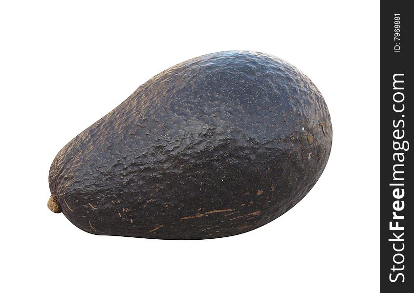 Avocado isolated on white background