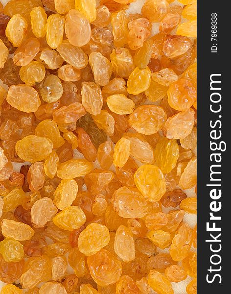 Composition from dried fruits on a light background