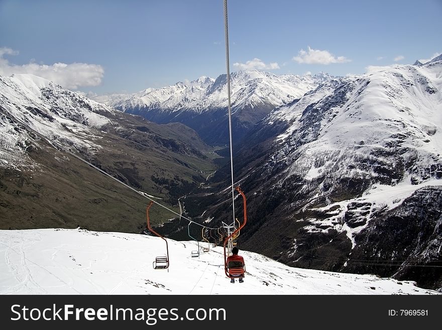 Mountains of Caucasus, Baksanskoe gorge.