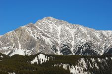 Mountain In Rockies Stock Photos