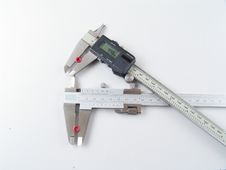 Engineer Measuring Tool Royalty Free Stock Photography