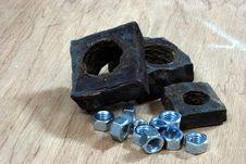 Old And New Screws Royalty Free Stock Photo Old And New Screws Royalty Free Stock Photo