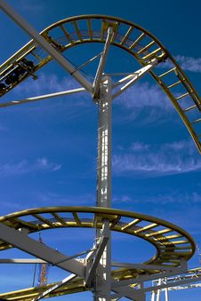 Rollercoaster Royalty Free Stock Photography Rollercoaster Royalty Free Stock Photography