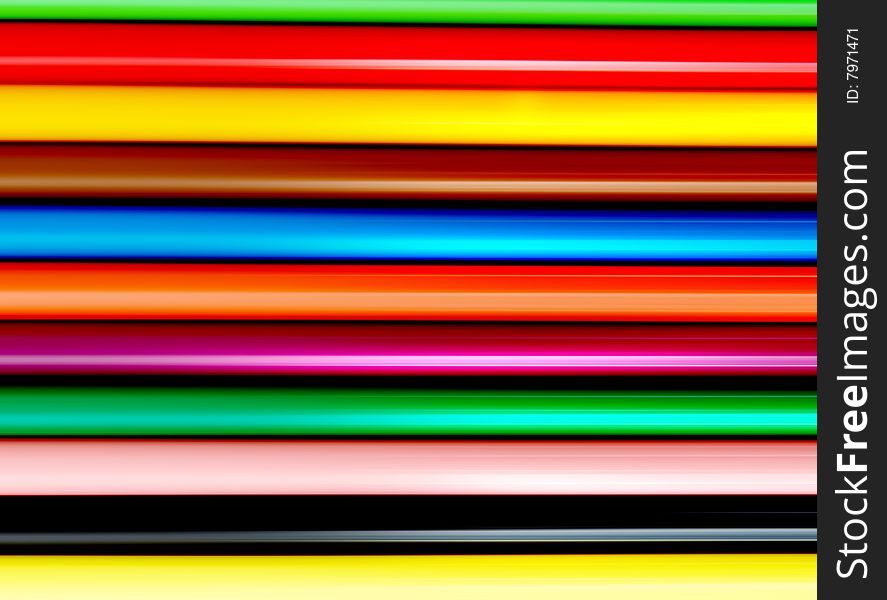 Green, yellow, red and blue colors lines