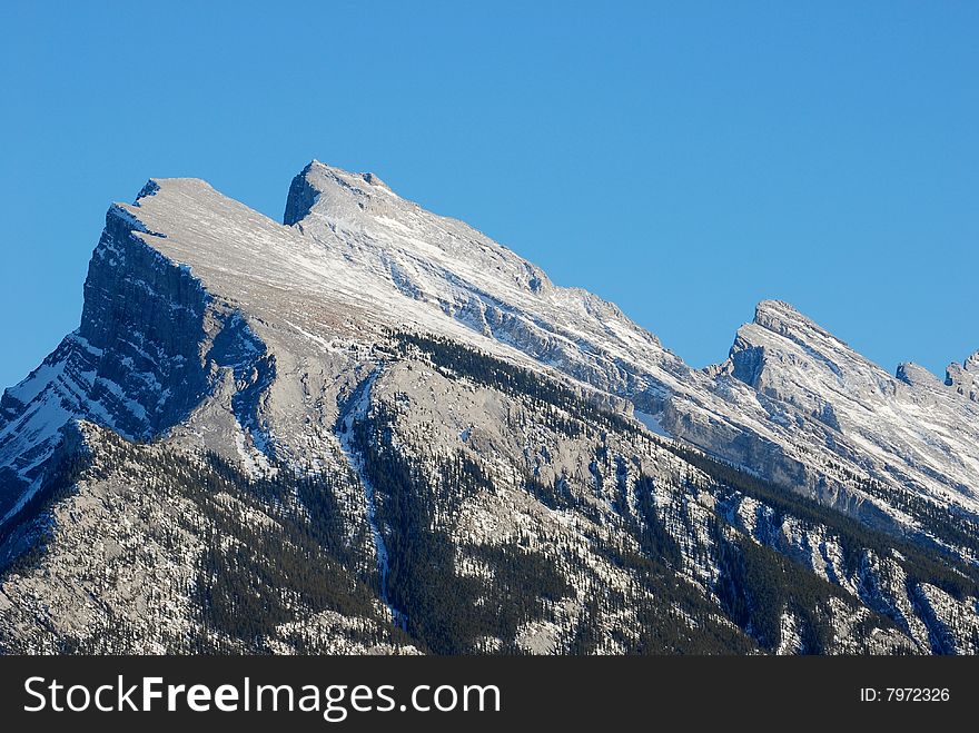 Mountian in Canadain Rockies, Banff National Park, Alberta Canada. Mountian in Canadain Rockies, Banff National Park, Alberta Canada