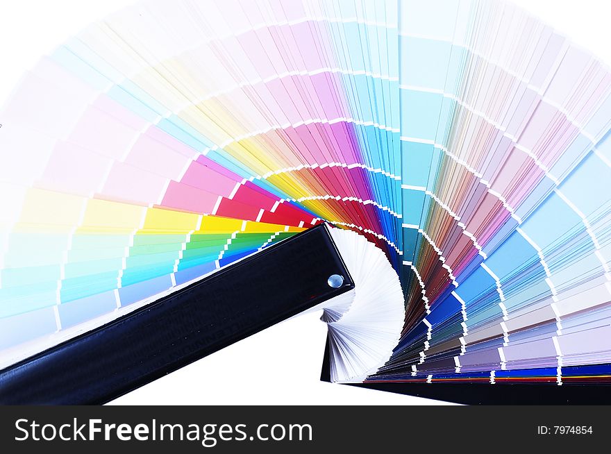 Color circle isolated with clipping path. Color circle isolated with clipping path