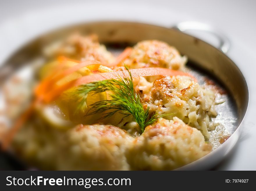 Image of Chicken Risotto on plate