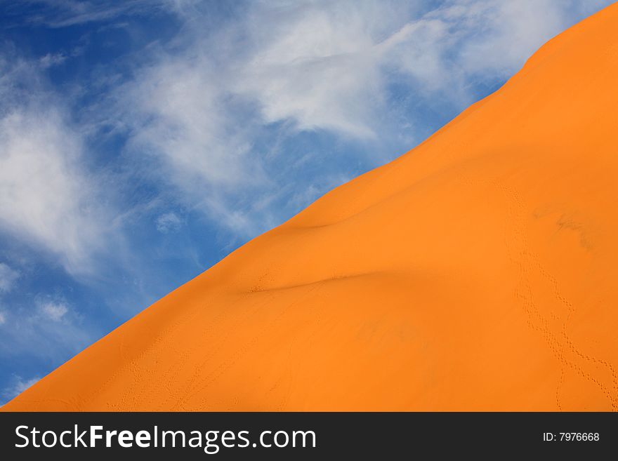 Sahara desert (Erg Chebbi near Merzouga in Morocco)