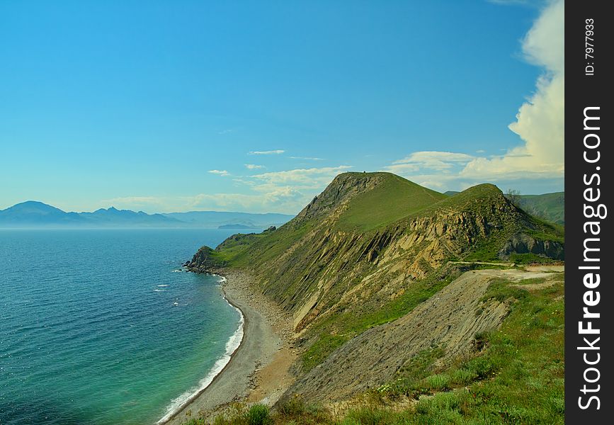 Landscape in Ordjonikidze, Crimea, Ukraine. Landscape in Ordjonikidze, Crimea, Ukraine