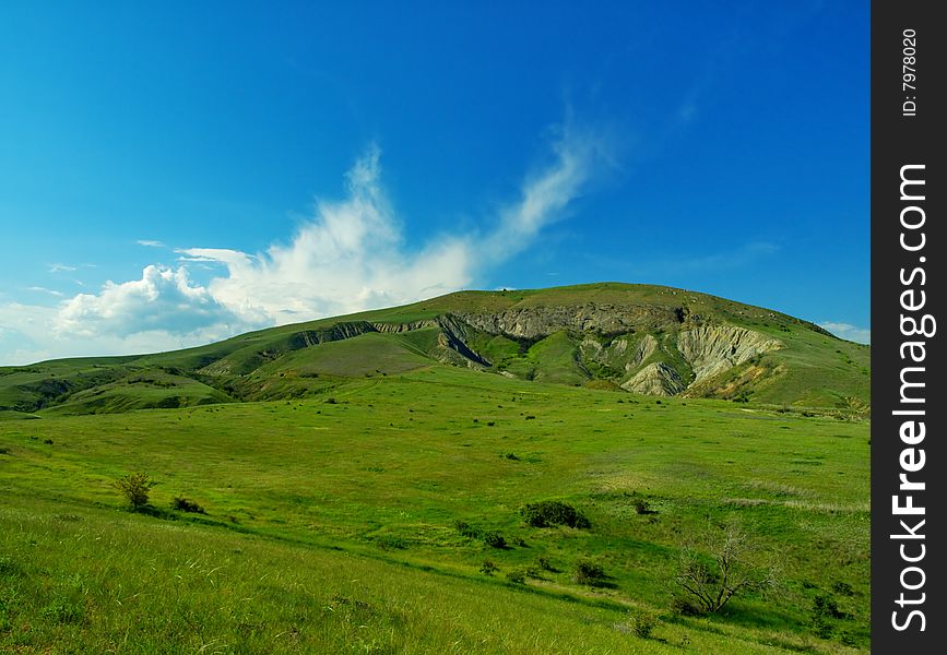 Mountian landscape in Crimea, Ukraine. Mountian landscape in Crimea, Ukraine