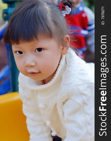 Bright picture of adorable chinese girl. Bright picture of adorable chinese girl