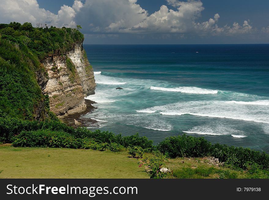 Bali Uluwatu - very famous surf paradise. Bali Uluwatu - very famous surf paradise