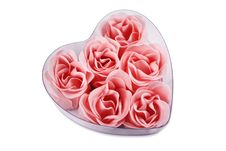 Roses In A Heart Shape Royalty Free Stock Photo Roses In A Heart Shape Royalty Free Stock Photo