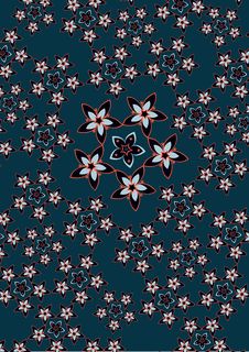 Funky Flowers Abstract Pattern Stock Photos Funky Flowers Abstract Pattern Stock Photos