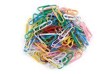 Paper Clips Royalty Free Stock Image