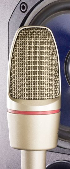 Microphone With Loudspeaker Stock Image Microphone With Loudspeaker Stock Image