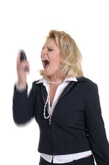 Woman With Phone Royalty Free Stock Photo Woman With Phone Royalty Free Stock Photo