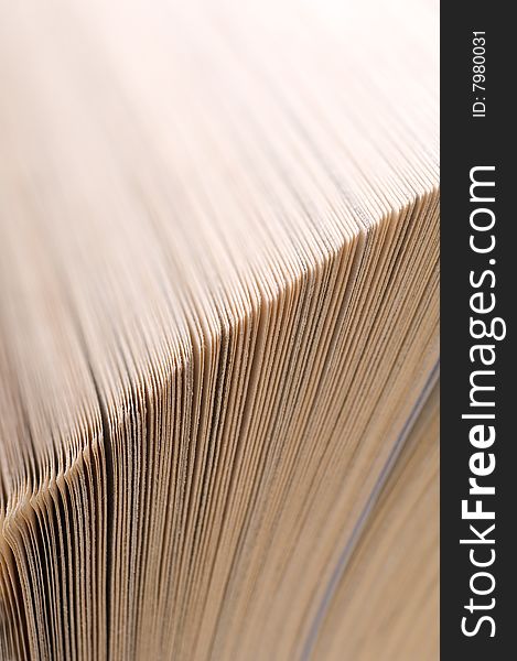 Abstract texture of book pages