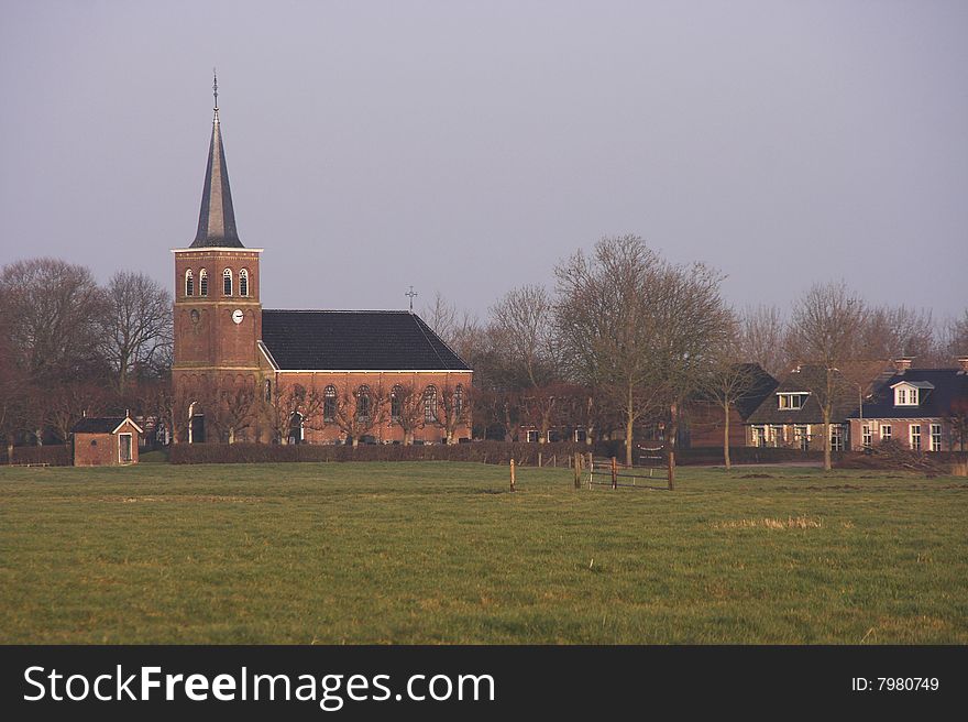 13th century church in Friesland. 13th century church in Friesland.