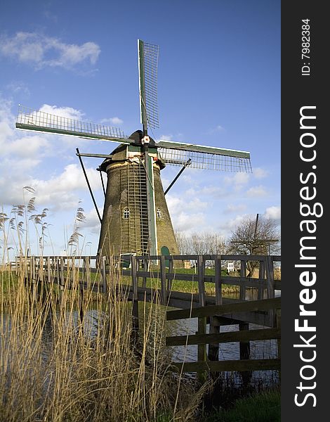 One of the famous Windmills of Kinderdijk. One of the famous Windmills of Kinderdijk