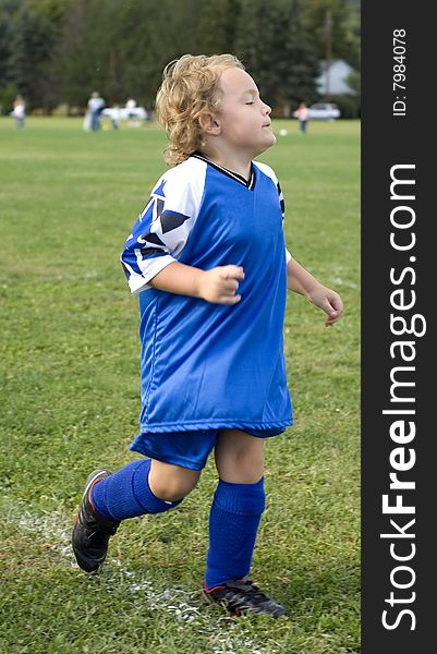 Soccer Player Running