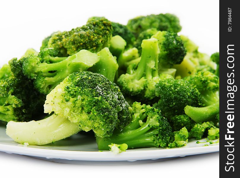 Close Up View Of The Broccoli