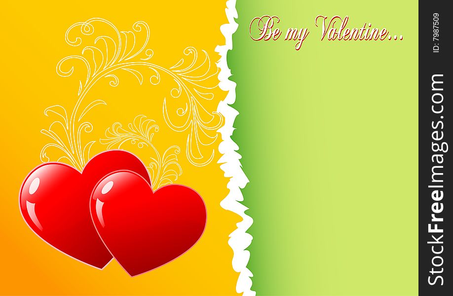 An image of st. valentines day background whit russian ornament