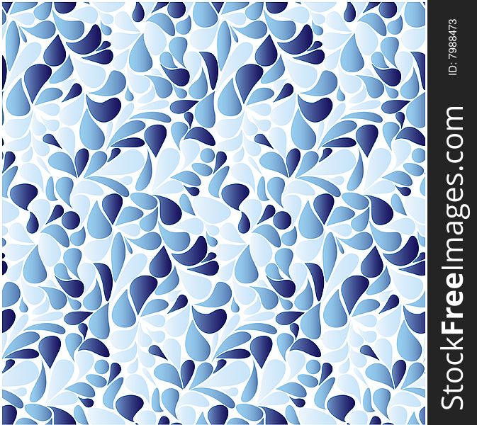 Seamless pattern with water splashes. Seamless pattern with water splashes