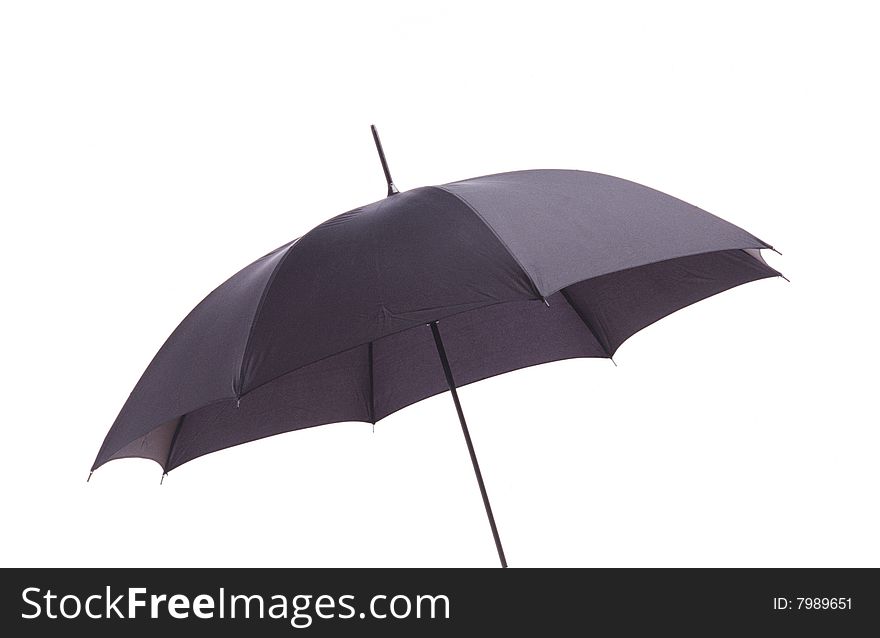 Umbrella close up, isolated over white