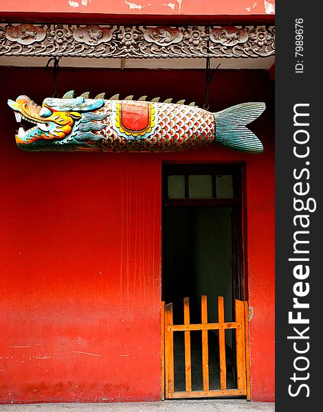 Break Their Fast Fish Liuzhou Wooden Temple Watchm