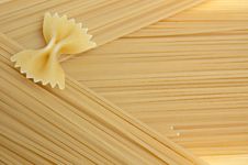 Pasta And Spaghetti Like Texture. Royalty Free Stock Photo