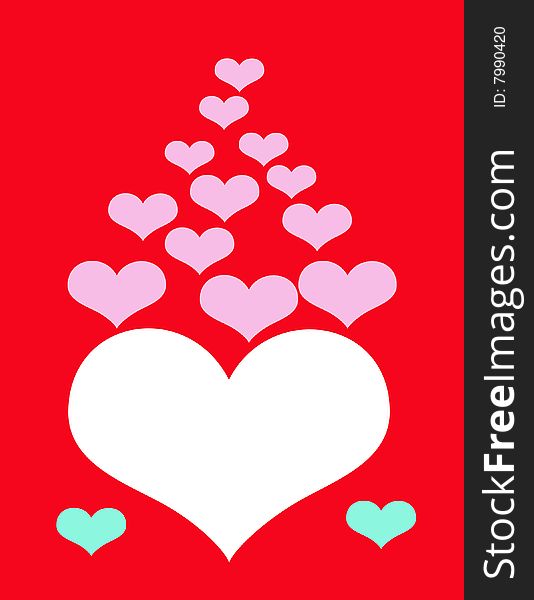 Heart illustration   background for Valentin`s day etc. Heart illustration   background for Valentin`s day etc.