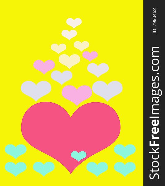 Heart illustration   background for Valentin`s day etc. Heart illustration   background for Valentin`s day etc.