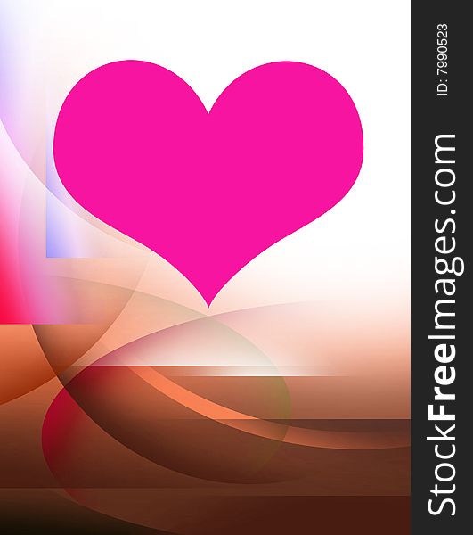 Heart illustration background for Valentin`s day etc. Heart illustration background for Valentin`s day etc.