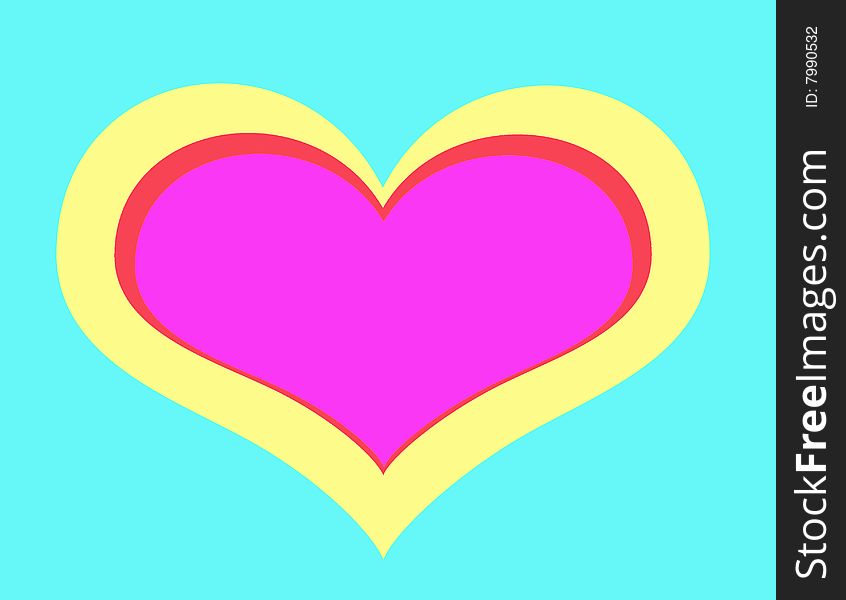 Heart illustration background for Valentin`s day etc. Heart illustration background for Valentin`s day etc.