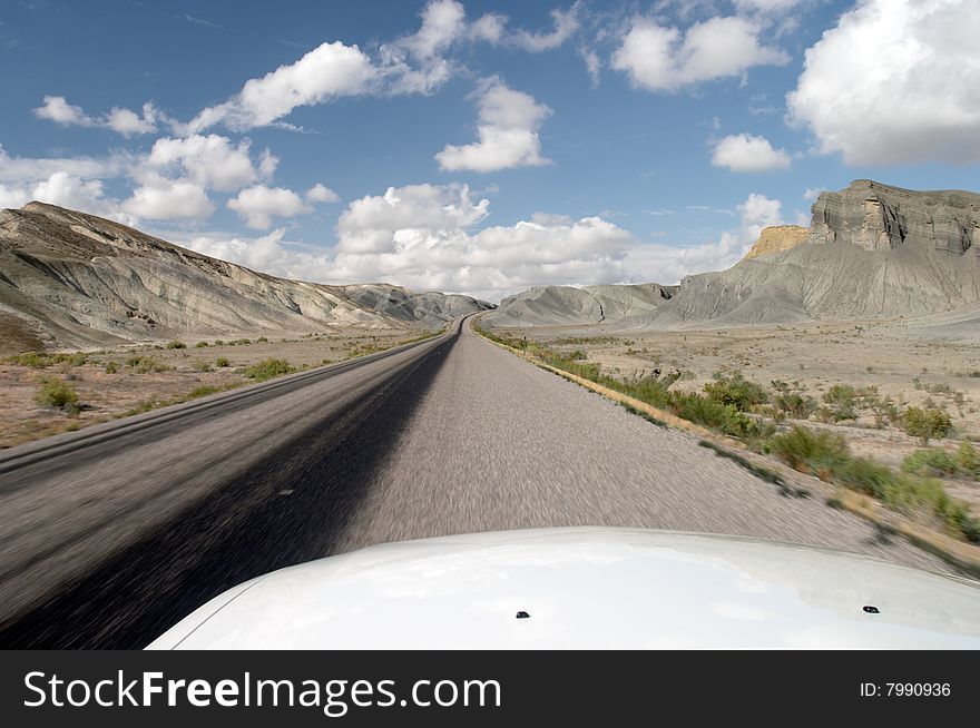 Cruising down the ut-12 highway in utah, somewhere past boulder