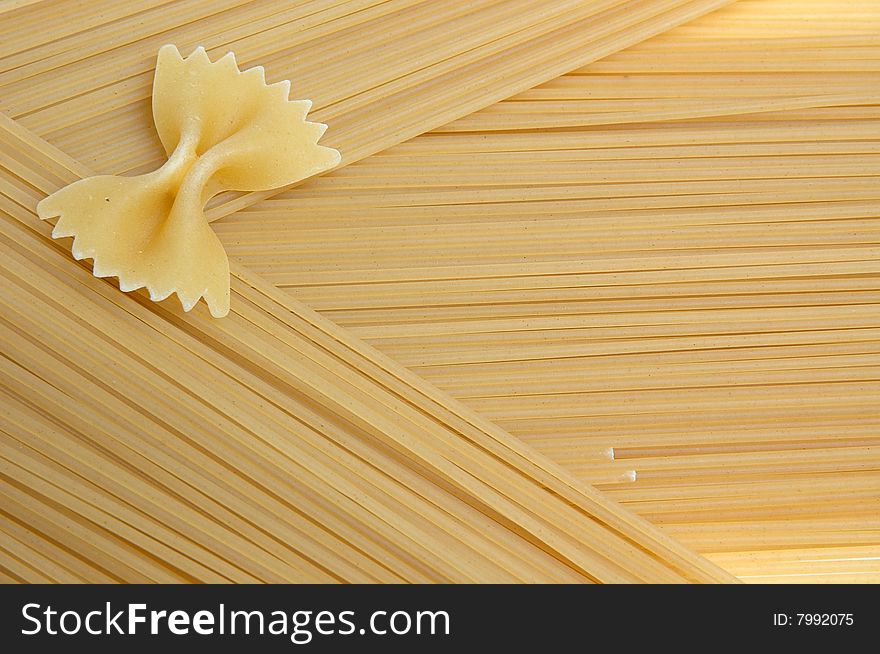 Pasta and spaghetti like as background. Pasta and spaghetti like as background.