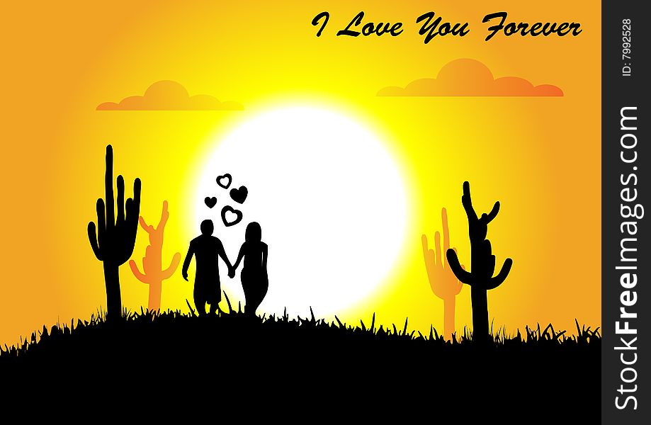 Background card designed for valentine day. Background card designed for valentine day