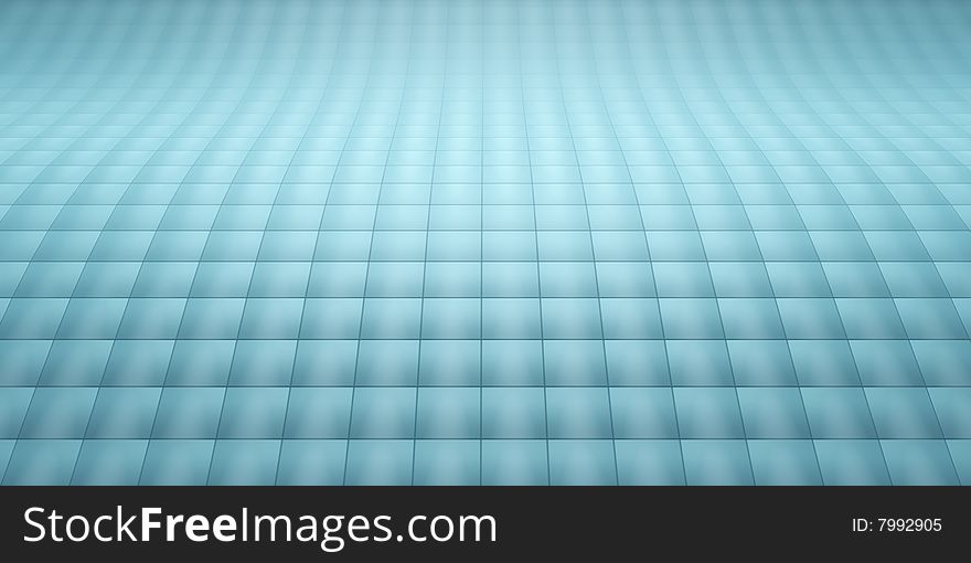 Blue Tiles Background