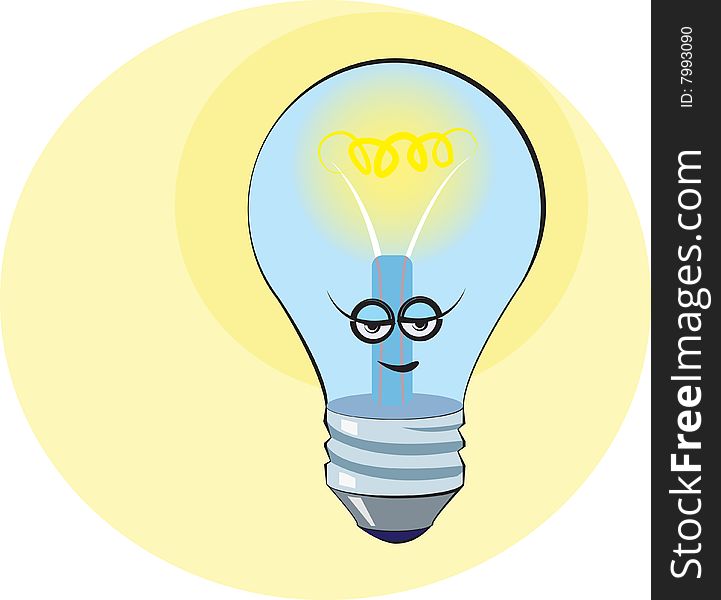 Electric bulb vector illustration. Welcome to my portfoli