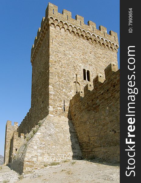 Medieval fortress, became drenched, tower, architecture, trips, Europe, bricking, objects, historical buildings, history