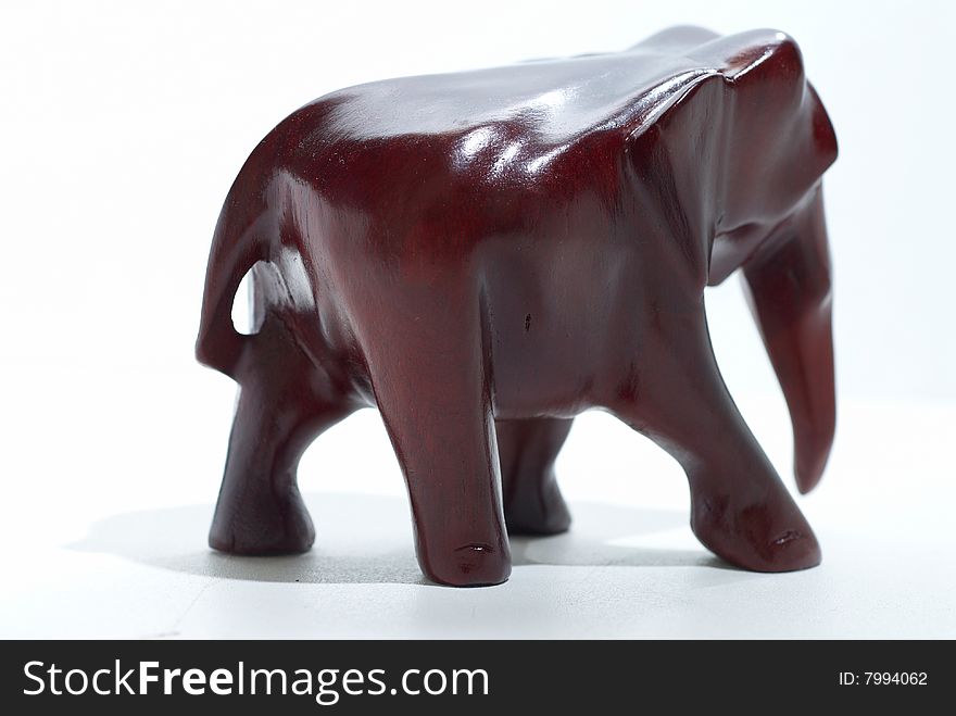 Elephant out of mahogany-II.