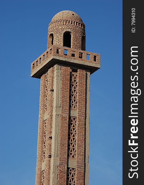 Mosque on a background blue sky, Khurgada, Egypt, Africa. Mosque on a background blue sky, Khurgada, Egypt, Africa