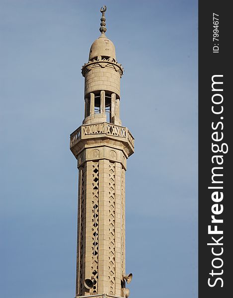 Mosque on a background blue sky, Khurgada, Egypt, Africa. Mosque on a background blue sky, Khurgada, Egypt, Africa