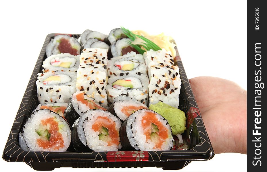 Sushi On Tray