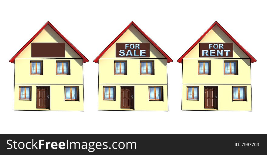 New houses - for rent/for sale