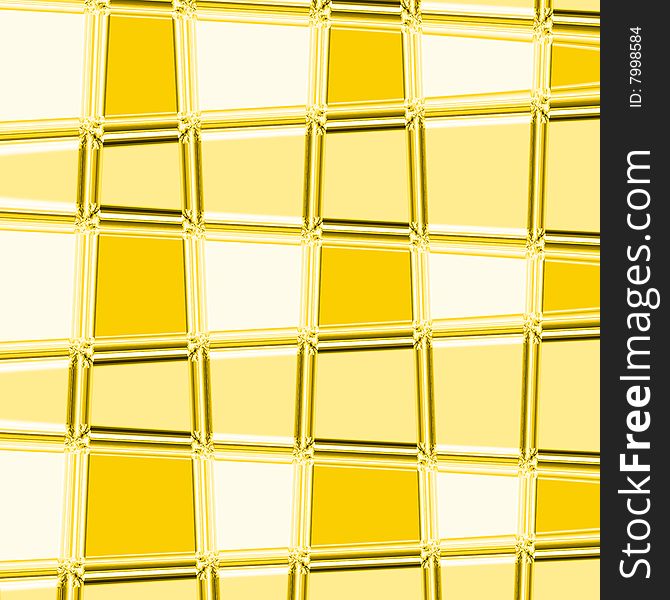 Cute yellow mosaic pattern background. Cute yellow mosaic pattern background