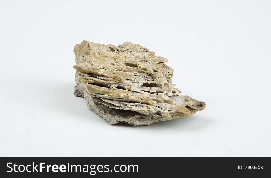 Abstract mineral on white background. Abstract mineral on white background