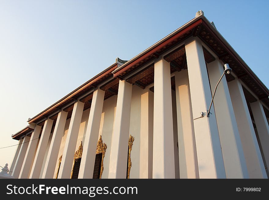 Ancient Buddhist Temple  In Bangkok