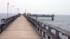 The Fishing Pier Stock Image
